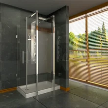 Duşakabincim 160x80 см Özel Dizayn Dikdörtgen Sürgülü Duşakabin Şeffaf Cam