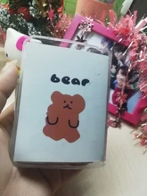 Mini diario de hojas sueltas de PVC con 3 agujeros, nuevo diario pequeño de bolsillo transparente, cuaderno de viajero, juego de planificador artesanal de dibujos animados