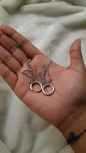 Pendientes de acero inoxidable estilo Punk para hombre y mujer, aretes con cadena, estilo Hipster, Rock Moon, Hip Hop, Unisex