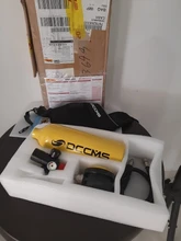 Equipo de Buceo DCCMSDS-1000, tanque de oxígeno de 1000ml de capacidad, rellenable