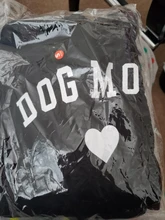 Carta Jersey estampado para mujer 2020 de manga larga Casual de corazón en forma de perro, sudadera para mamá mujer prendas de vestir de talla grande