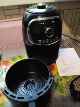 MIUI 2L Mini Air Fryer, MI-CYCLONE 360° Baking + Mechanical Oven, Power-saving & Precise