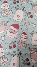 Gift-Bags Boxes Guests-Packaging Merry-Christmas Deer Candy Stickers No Party with Snowflakes