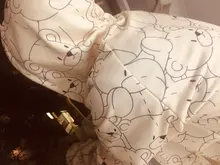 Sudadera con capucha para mujer, de dibujos animados, de oso, primavera y verano, con cremallera, moda coreana, 12345-Lillte