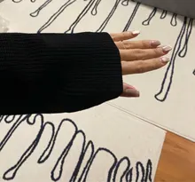 DEAT-ropa de cuello cuadrado de Cachemira para mujer, Jersey elástico de cintura alta, manga larga, sexy, primavera y verano, WK080, 2021