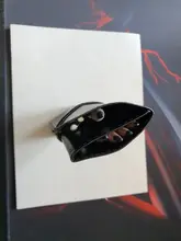 Nuevo estilo de cuero de la PU monedero bolsa de maquillaje Pem lápiz caso cosmético bolso Retro