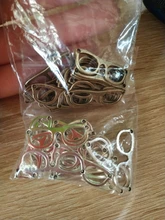 20 piezas de gafas de sol con dijes 29x20mm colgantes de Color plata bronce tibetano joyería antigua para hacer manualidades hechas a mano