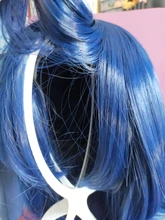 Peluca de pelo corto sintético rosa para Cosplay, para mujeres, Lolita, Amarillo, Azul, Morado, rojo, longitud media, MUMUPI