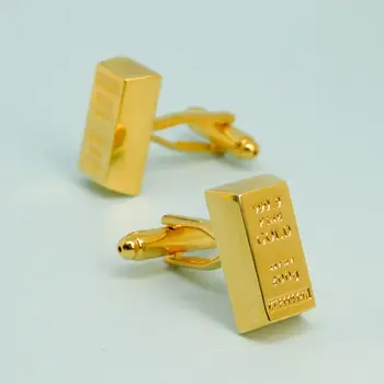 

Cufflinks jewelery gold ingot (52465)