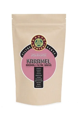 

Coffee World Caramel Flavored Filter Coffee Paper Filter Shot 250 g