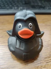 Juguetes de baño para bebés, pato de goma con sonido de pato amarillo, flotante al agua, ducha