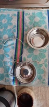 Cuenco para gatos y perros, jaula de acero inoxidable para colgar, Bol colgante de tres dimensiones