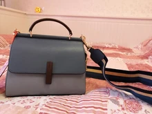 FOXER-Bolso cruzado de cuero auténtico para mujer, bolsa de hombro de gran capacidad para oficina, para Otoño e Invierno