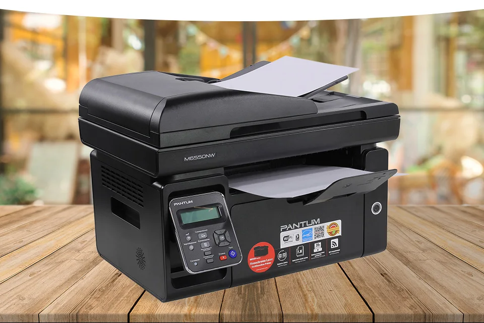 Pantum impresora láser MFP M6550NW, dispositivo multifunción para oficina,  A4, color negro|Impresoras| - AliExpress
