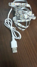 Strip-Light Diode Tv-Background-Lighting Key-Control Desk-Screen Usb-Cable Flexible-Lamp