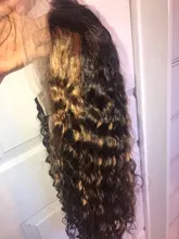 ALICE-pelucas de cabello humano rizado con malla frontal, cabello con cierre superior de cuero cabelludo de 150% de densidad, no Remy