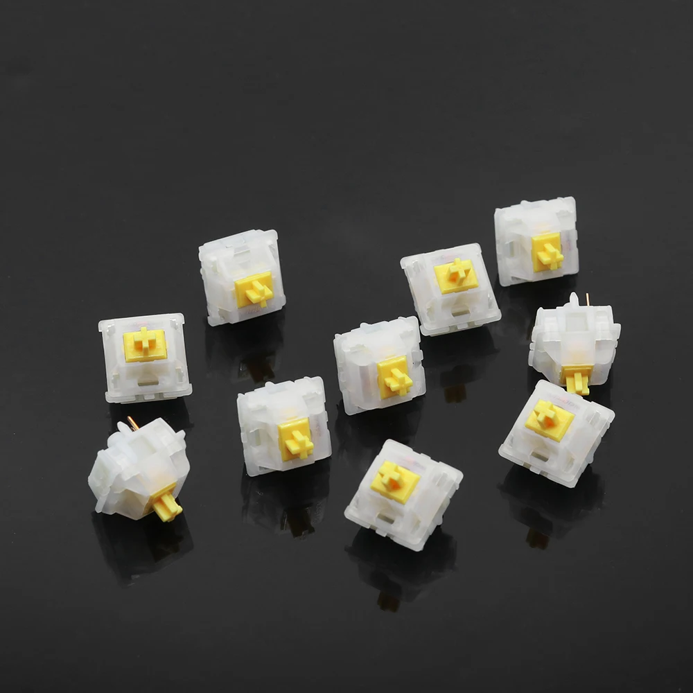 GATERON SMD Switch for Mechanical Keyboard RGB 5pin Linear Clicky Tactile Silent Game Mechanical Keyboard keyboard for multiple computers