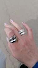 Anillos de apertura de tamaño variable para mujer, de Plata de Ley 925, joyas de colores dorados, sortijas grandes ajustables con apertura antigua