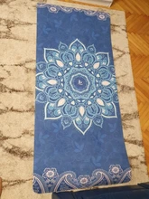 Esteras gruesas de TPE/ante para yoga, Esterilla de entrenamiento de silicona para Ejercicio físico, absorbe el sudor, 6mm