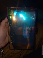 Carpeta con apariencia láser, organizador de cuaderno, libros, filofax, diario, bocetos o agenda escolar, accesorios y suministros de oficina, medidas A5 o A6