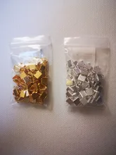 50 unids/lote Cove cierres Cable final tapas cinta cuerda de cuero Clip collar pulsera conector para suministros de fabricación de la joyería