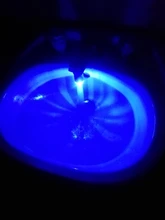 Zhangji Baño Led grifo aireador movido por agua ducha LED grifo Luz de ahorro de agua de la cocina de aireador 1/3/7 5 color elección