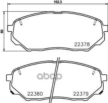 

Brake disc pads front. Kia Sorento III (UM) 01/15-brembo art. p30086
