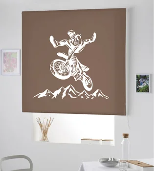 

Blind Iroa youth sports/Motocross 2 ROLLER BLINDS TRANSLUCENT! (CAFE 100X175)