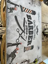 Custom Wallpaper Background-Wall Barber-Shop Beauty-Salon 3d Mural Papel-De-Parede Retro