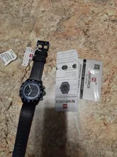 NAVIFORCE relojes deportivos para hombre superior de la marca de lujo de Cuero militar de los hombres reloj de pulsera de cuarzo Digital cronógrafo reloj Masculino