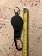 Tactical Keychain Rope Key-Holder Telescopic Retractable H24 80cm-Wire Return Burglar