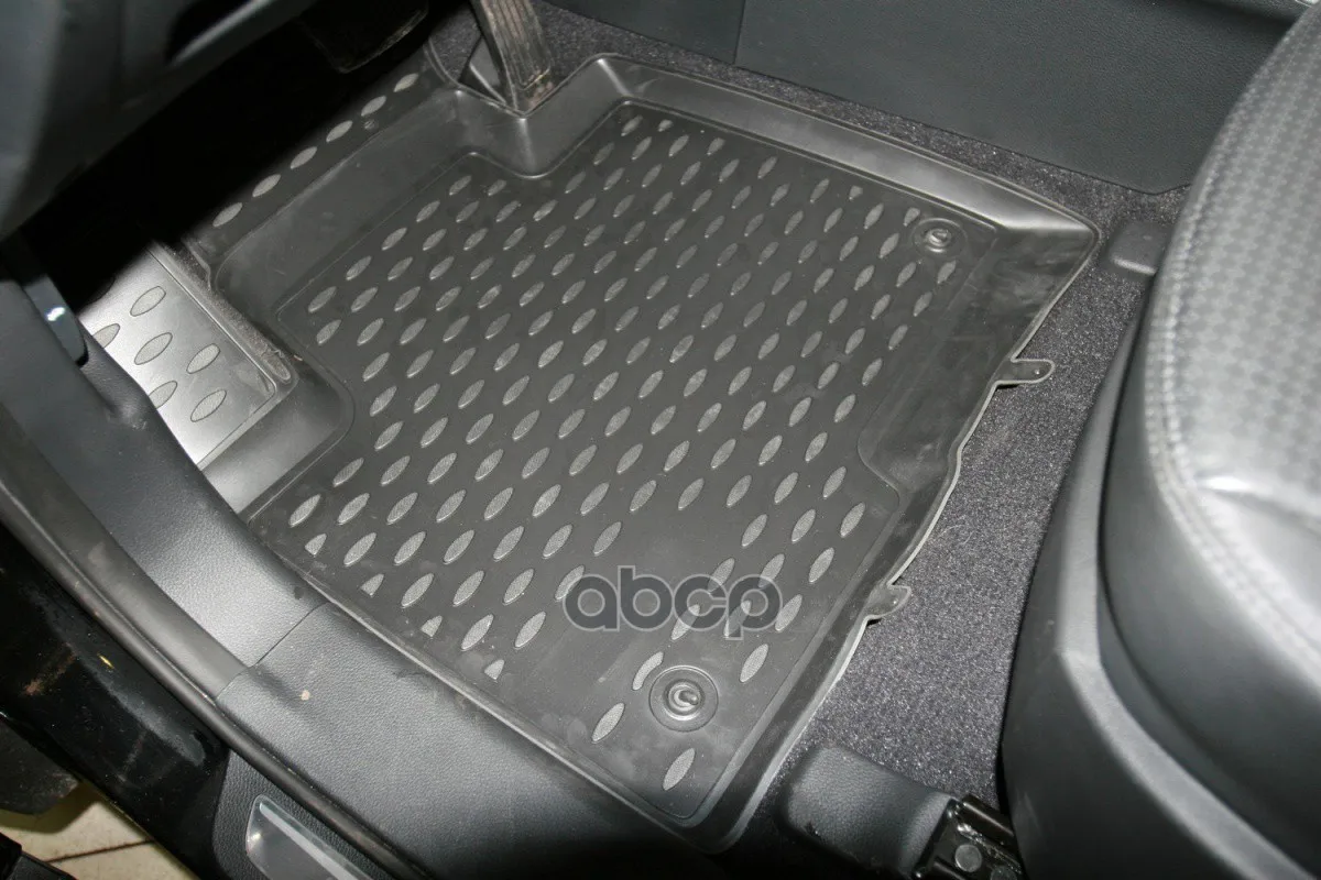 Комплект Резиновых Автомобильных Ковриков В Салон Hyundai Santa Fe, 2012- 4 Шт.(Полиуретан) ELEMENT арт. NLC2053210H