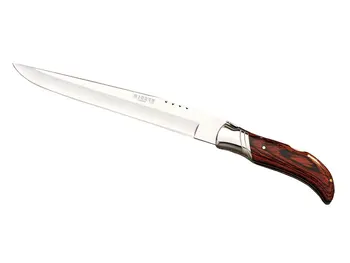 

Joker CR09 folding folding knife with pressed red wooden handle and 19,5 cm blade.