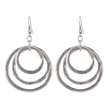

Earrings jewelery rings (Lock-hook, jewelery alloy, silver) 54430