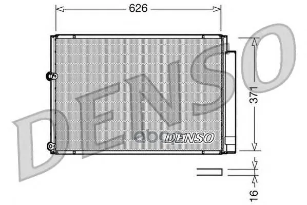 Радиатор Кондиционера Toyota: Prius 1.5 Denso арт. DCN50018