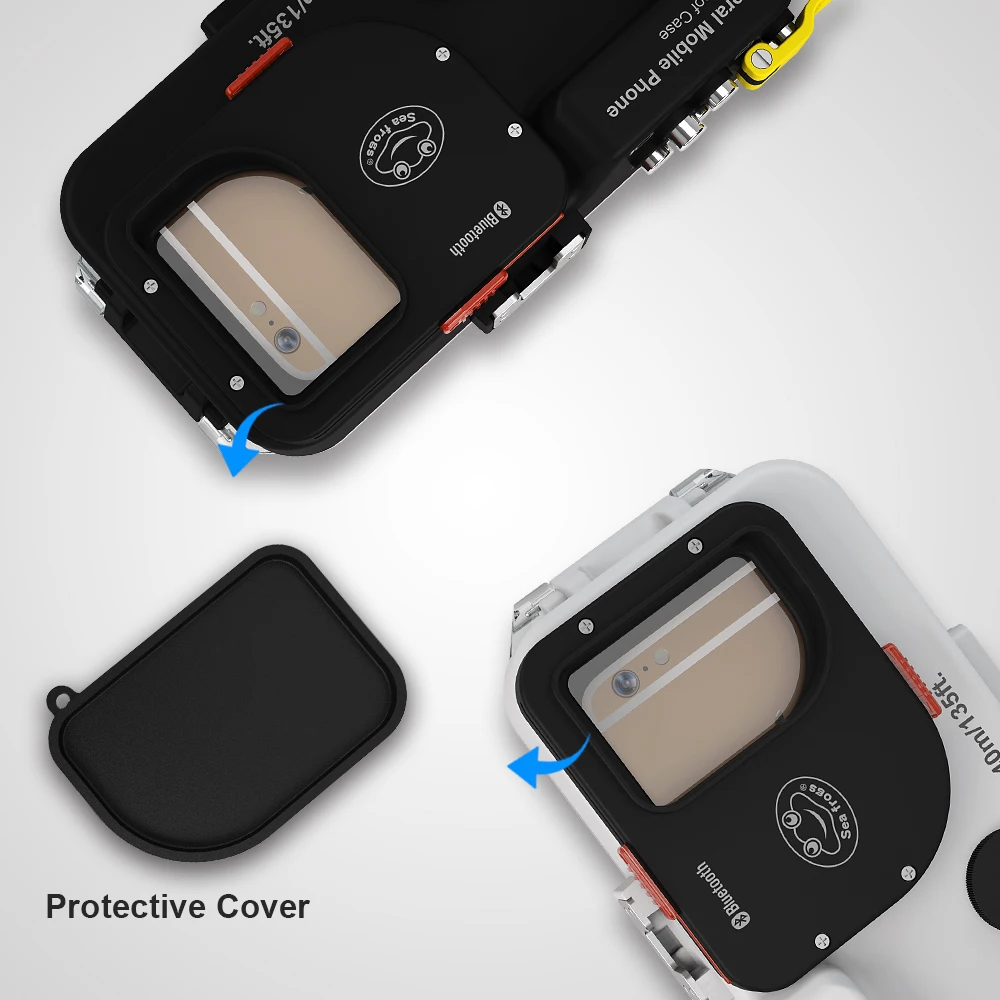Seafrogs 40 м 130 футов универсальный Bluetooth водонепроницаемый корпус Дайвинг чехол для телефона чехол сумка для samsung huawei Iphone мобильный телефон