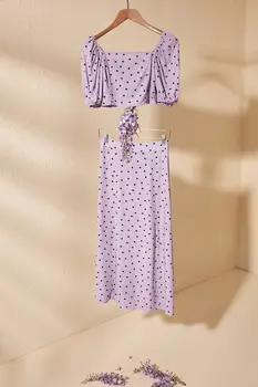 

Trendyol Polka Dot Bottom-Top Suit TWOSS20AU0097