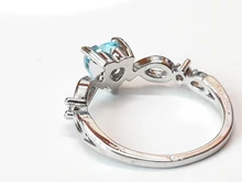 Huitan-Anillo de corazón sencillo para mujer, anillos de dedo bonitos para mujer, regalo de cumpleaños romántico para novia, joyería de piedra circonio de moda