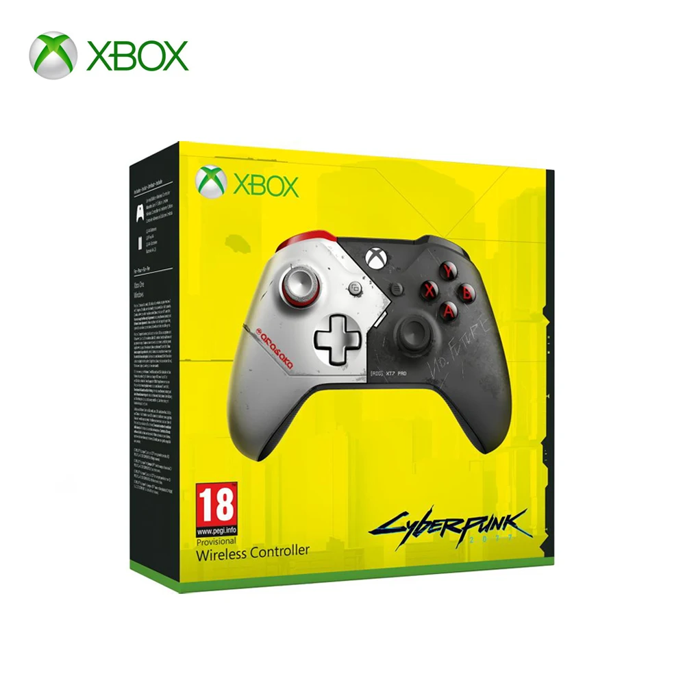 Беспроводной геймпад Xbox из ограниченной серии Cyberpunk 2077|Геймпады| |