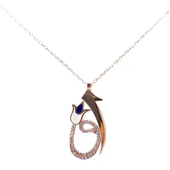 

925 Sterling Silver Aleph Vav Necklace