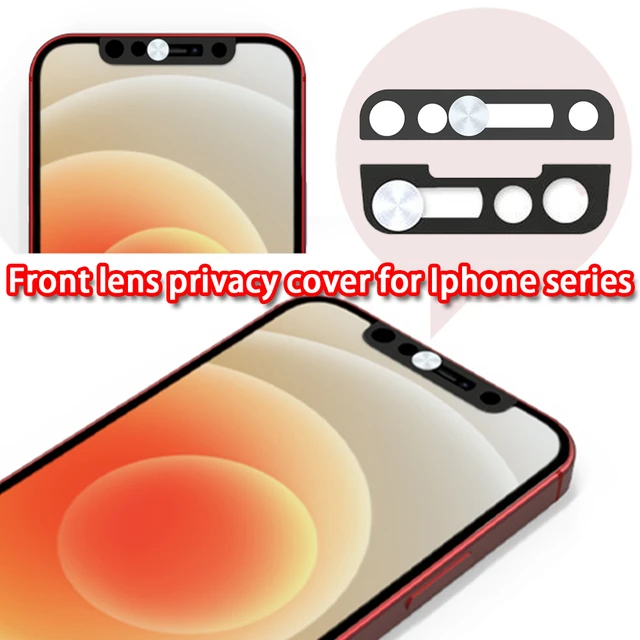 Tapa de cámara frontal de teléfono profesional, cubierta de privacidad para  Iphone 11 y 12/12 pro, Iphone 13, película protectora de privacidad, funda  de Webcam frontal - AliExpress