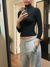 Suéteres marrones para mujer, Jersey de punto blanco, Jersey de manga larga con cuello de tortuga, Jersey Delgado, Jersey suave y cálido para mujer 2020 jersey invierno mujeres jersey cuello alto mujer Primavera 2021