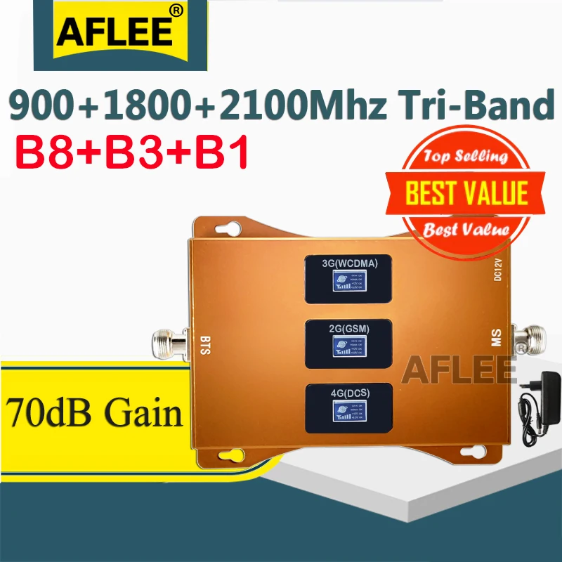 Hot Sale!!GSM WCDMA LTE 900 1800 2100 Tri-Band