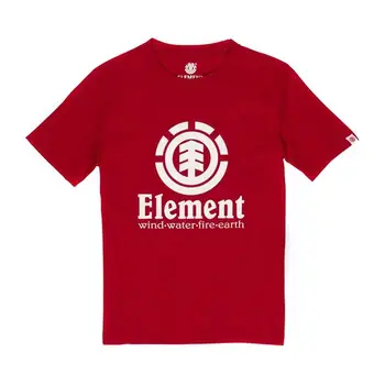 

Element Vertical Roja camiseta estampada para niños