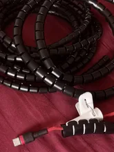 Organizer Cord-Protector Cable-Winder Wire-Wrap Storage-Pipe Spiral-Tube Management-Wire