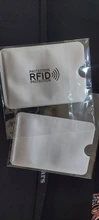 Anti Rfid de aluminio con bloqueo NFC para tarjetas bancarias, funda protectora de Metal para tarjetas de crédito, F051