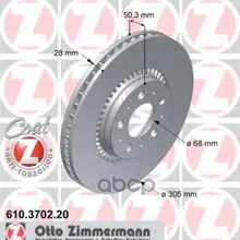 Тормозной Диск Zimmermann арт. 610.3702.20