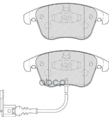 Колодки Тормозные Audi Q3 11-/Vw Sharan 10-/Tiguan 07- Передние Ferodo Fdb4057 Ferodo арт. FDB4057