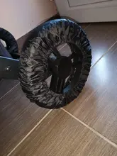 Cubierta para rueda de cochecito de bebé, Protector para ruedas de silla de ruedas a prueba de polvo, funda de tela Oxford antisuciedad para carrito de bebé, 2 uds. Acce