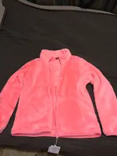 Fleece Jacket Coat Sweater Cardigan Windbreaker Spring Women Hooded-Warmer Wool Female